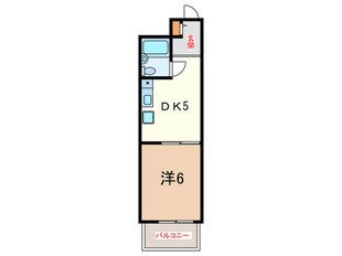 ﾗｲｵﾝｽﾞﾏﾝｼｮﾝ御影第弐（402）の物件間取画像